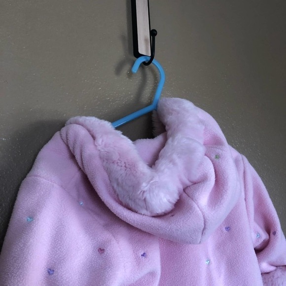 Bebe di Amour Pink Winter Bodysuit Size 0-3M - Picture 8 of 8